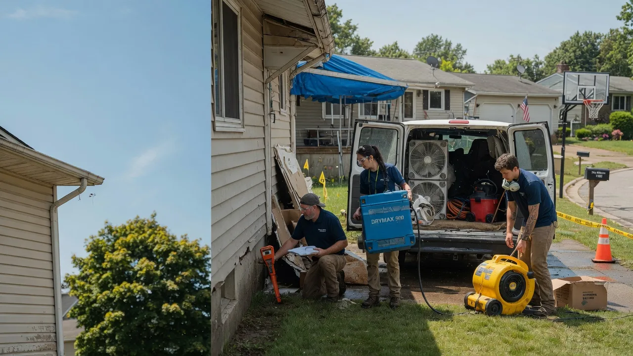 Ceiling Leak Cleanup in Muskegon, MI near me